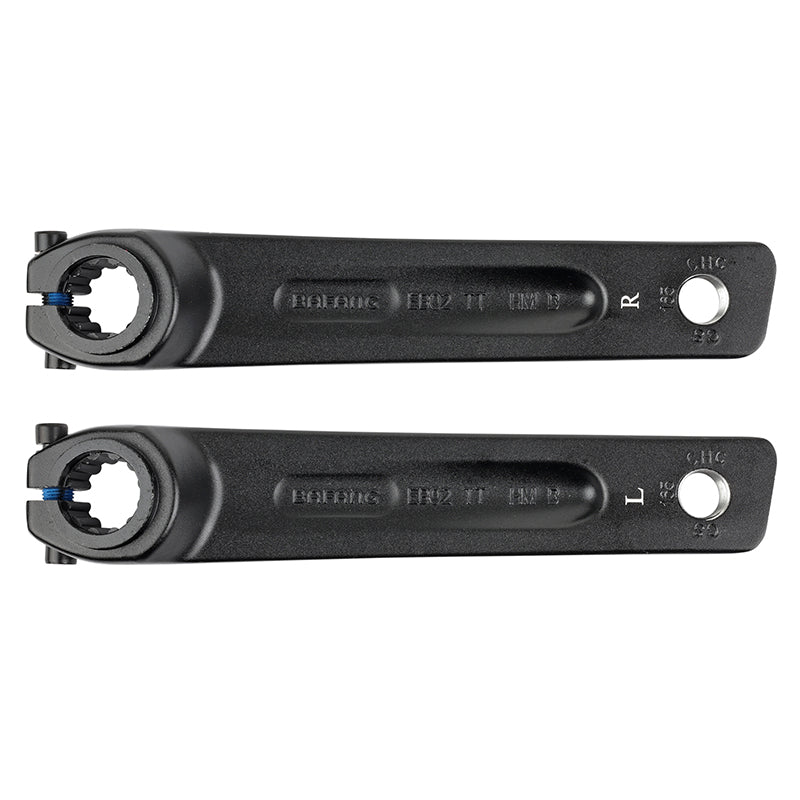Manivelles VAE alu noir 165 mm pour Bafang M500, M600 (paire) – vue 3