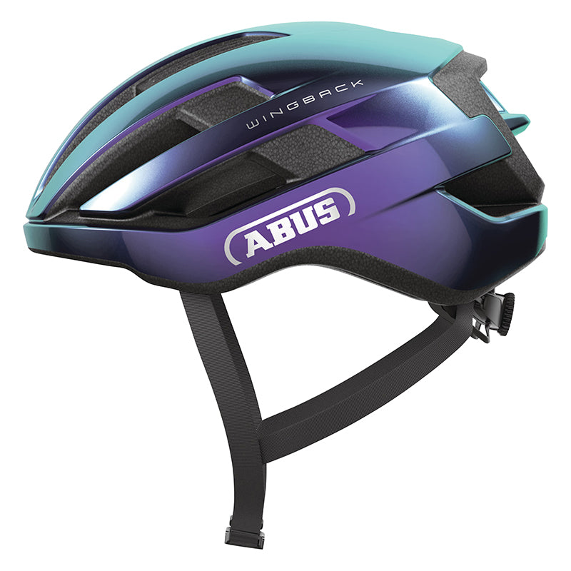 Casque route-urbain Abus WingBack – Flip Flop violet-vert M (54-58)