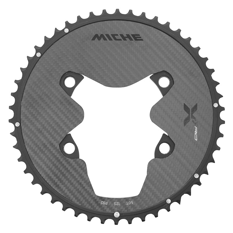 Plateau route Miche alu-carbone 3K 110 mm pour Shimano Dura-Ace R9200 12 v – 50