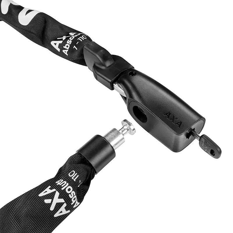 Antivol chaîne à clé AXA Absolute Ø 7 mm 1,10 m noir – niveau 9/15 – vue 2