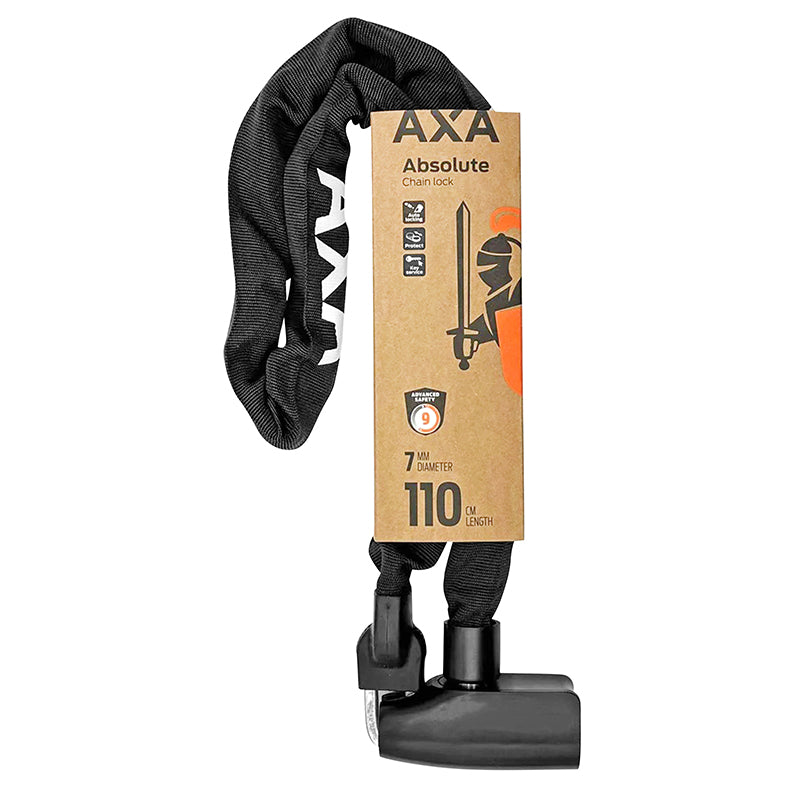 Antivol chaîne à clé AXA Absolute Ø 7 mm 1,10 m noir – niveau 9/15 – vue 4