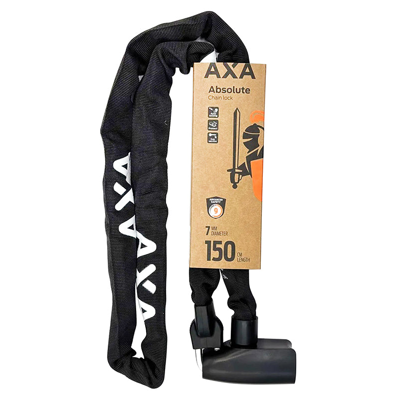 Antivol chaîne à clé AXA Absolute Ø 7 mm 1,50 m noir – niveau 9/15 – vue 4