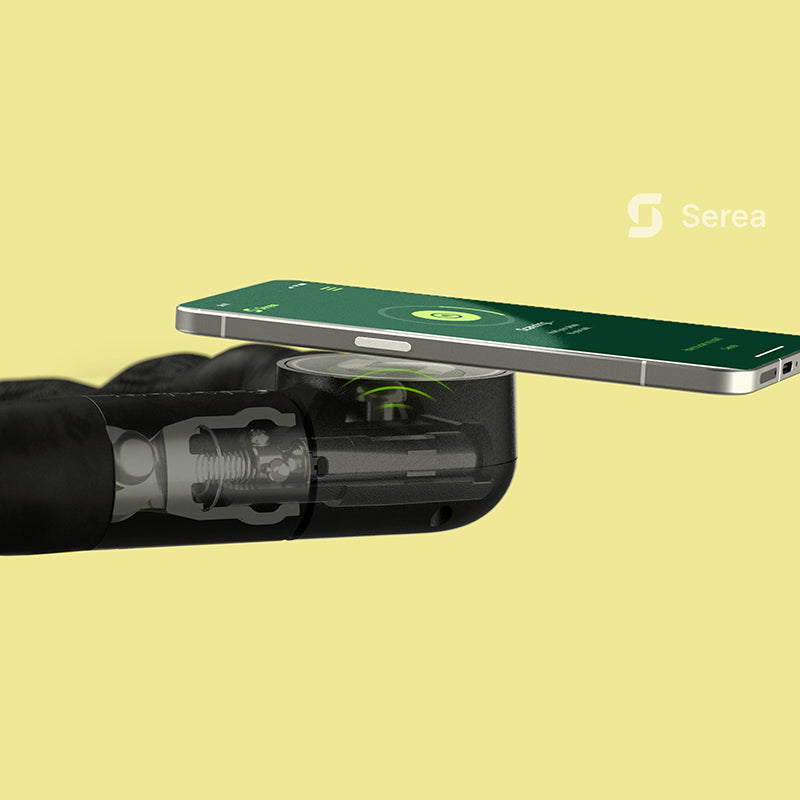 Antivol chaîne connecté Serea Swift Ø 8 mm 125 cm noir déverrouillage smartphone – vue 11
