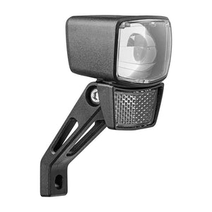 Éclairage avant dynamo AXA NXT 30 lux noir sur fourche