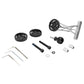 Support GPS-éclairage 3D titane pour potence universelle compatible Garmin – vue 3