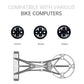 Support GPS-éclairage 3D titane pour potence universelle compatible Garmin – vue 4