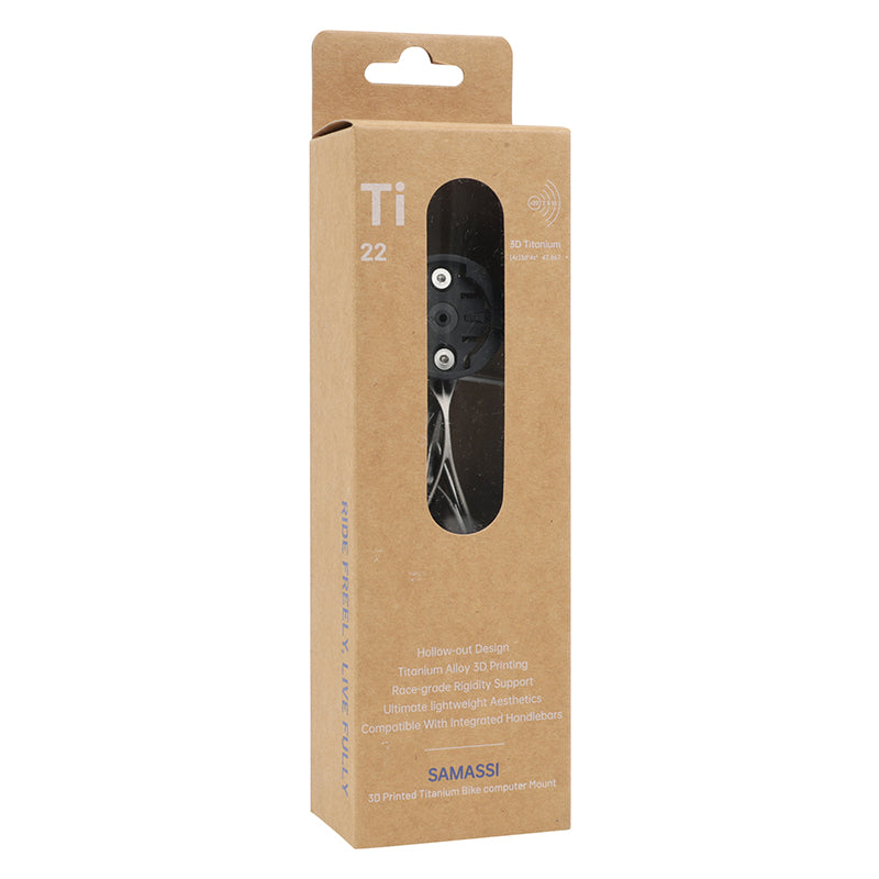 Support GPS-éclairage 3D titane pour potence universelle compatible Garmin – vue 5
