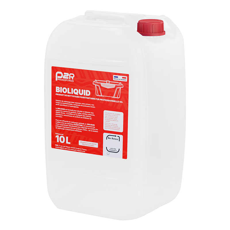 Liquide de fontaine de nettoyage P2R Bioliquid 10 L