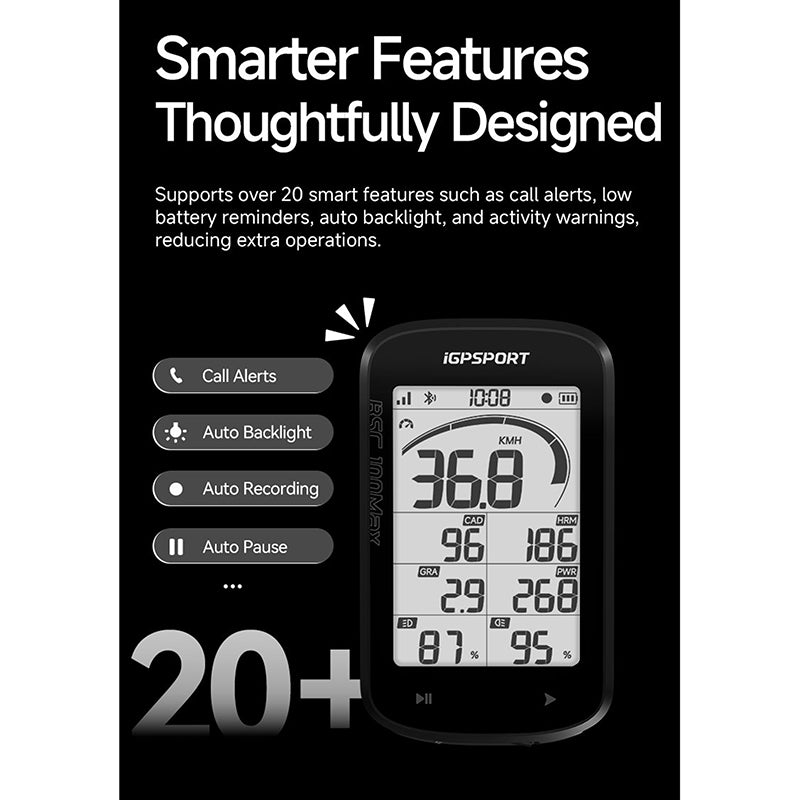 GPS compteur iGPSport BSC100MAX écran 3" – vue 19