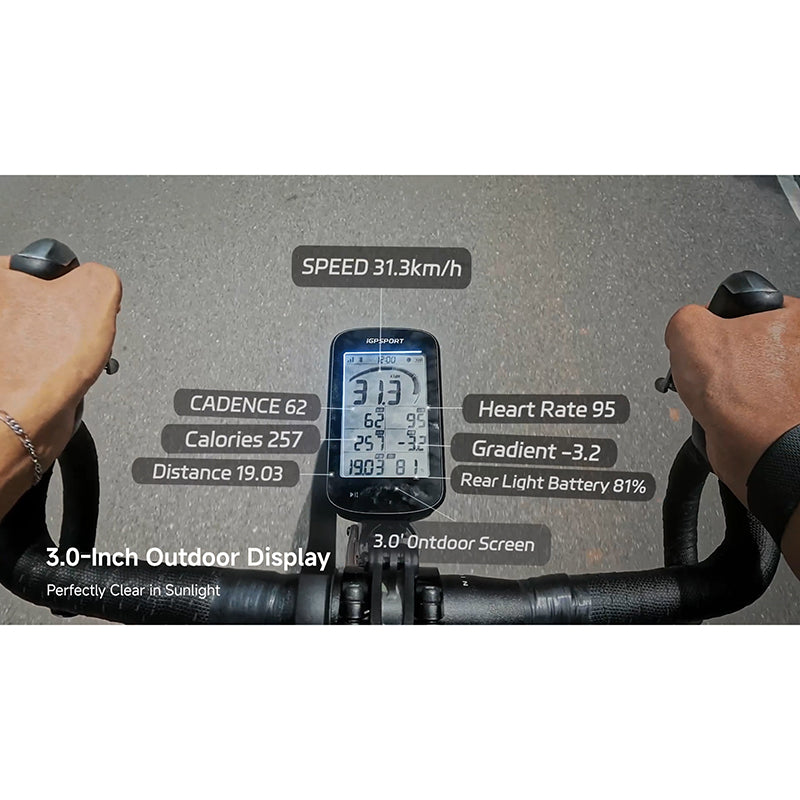 GPS compteur iGPSport BSC100MAX écran 3" – vue 29