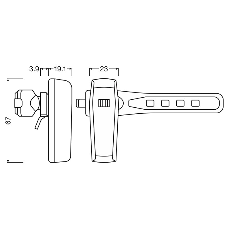 Kit éclairage USB Osram Race 80 lux automatique avec feu stop – vue 8