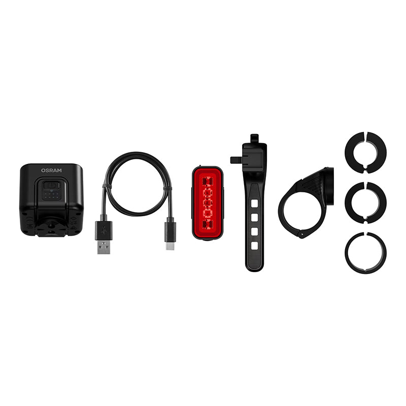 Kit éclairage USB Osram Compact 100 lux avec feu stop – vue 3