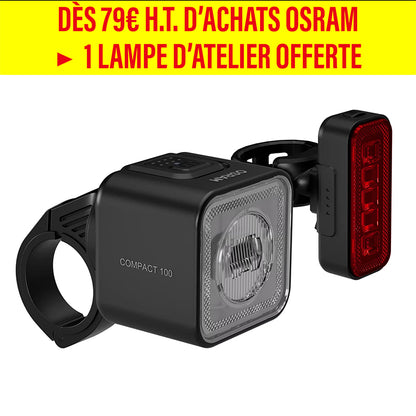 Kit éclairage USB Osram Compact 100 lux avec feu stop