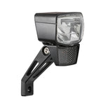 Éclairage avant dynamo AXA NXT 60 lux noir sur fourche