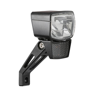 Éclairage avant dynamo AXA NXT 60 lux noir sur fourche