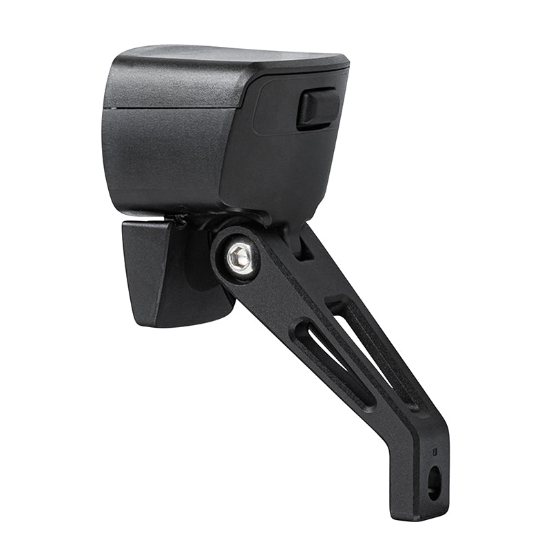 Éclairage avant dynamo AXA NXT 60 lux noir sur fourche – vue 2