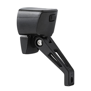 Éclairage avant dynamo AXA NXT 60 lux noir sur fourche – vue 2