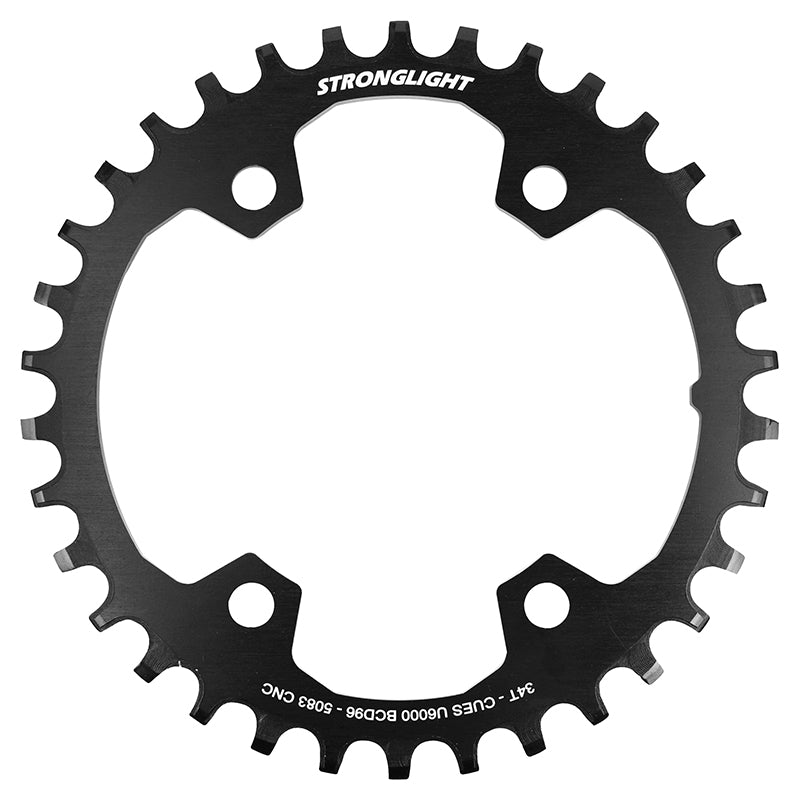 Plateau VTT Stronglight 4 branches 96 mm pour Shimano CUES FC-U6000 mono – 34 dents