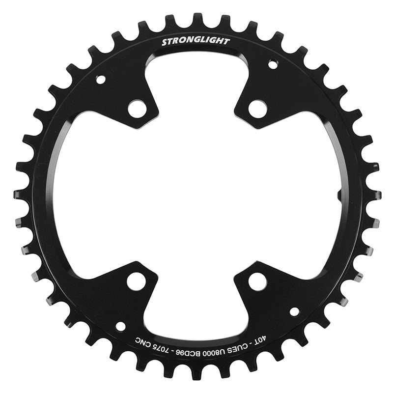 Plateau VTT Stronglight 4 branches 96 mm pour Shimano CUES FC-U8000 mono – 40 dents