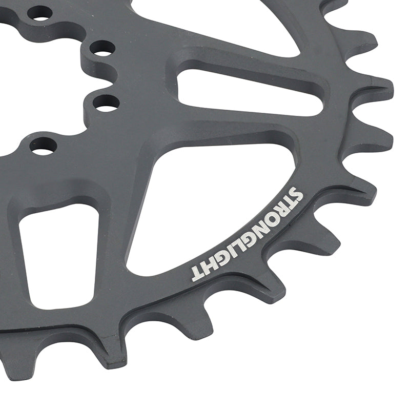 Plateau VTT Stronglight Direct Mount 8 trous pour SRAM X01-XX1 mono noir HT3 12 v narrow wide – 32 dents