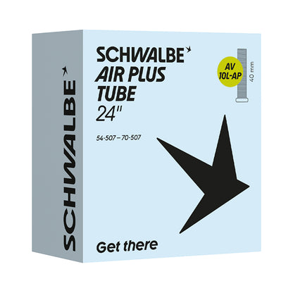 Chambre à air 24 x 2,10-2,80 Schwalbe Air Plus valve Schrader 40 mm (AV+10AP)