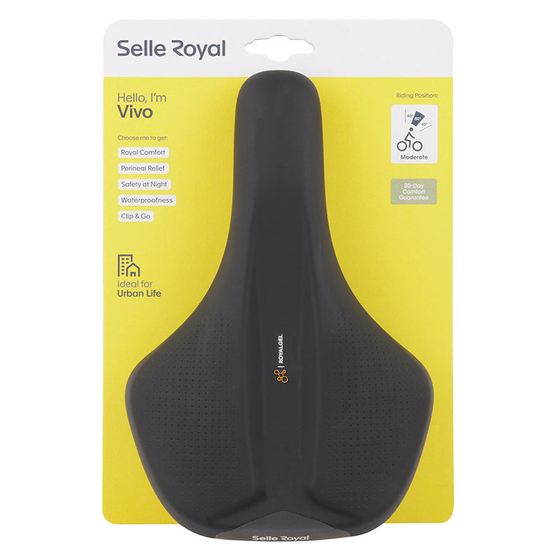 Selle Selle Royal Vivo Moderate Reflective noire – vue 6