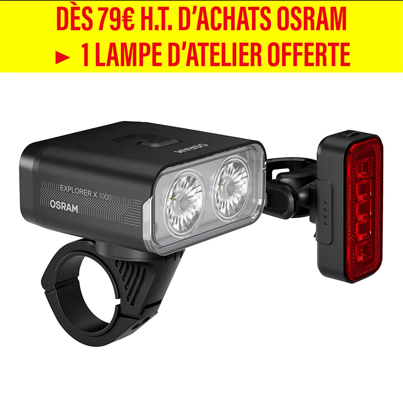 Kit éclairage USB Osram LED VTT Explorer 1000 lumens automatique