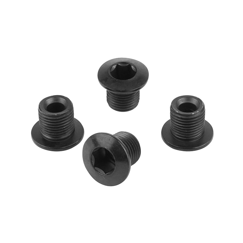 Vis de plateau Samox acier noir mono 4 branches (jeu de 4) – Vis M8 x 7