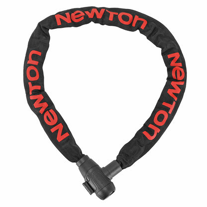 Antivol chaîne à clé Newton Ø 5,5 mm 1 m noir avec support