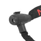 Antivol chaîne à clé Newton Ø 5,5 mm 1 m noir avec support – vue 2