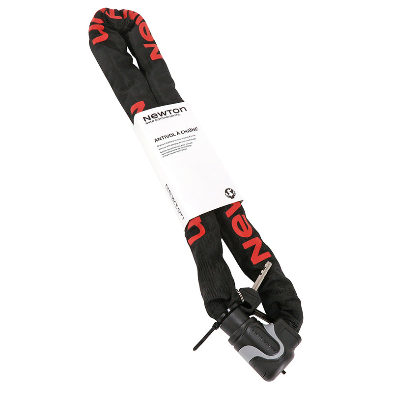 Antivol chaîne à clé Newton ML06 Ø 8,5 mm 1 m noir serrure intégrée – vue 3
