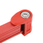 Antivol pliant à clé Newton 6 mm 85 cm rouge avec support – vue 4