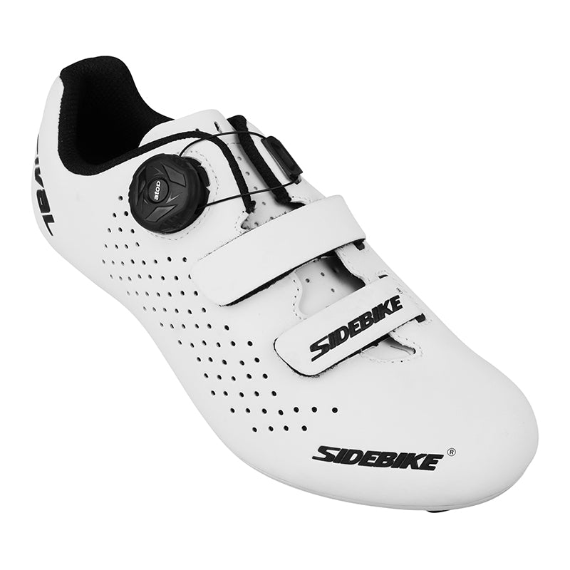 Chaussures route Sidebike Rival blanches Boa (paire) – 44