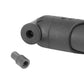Mini pompe route-VTT Newton télescopique résine noire avec poignée en T – vue 4