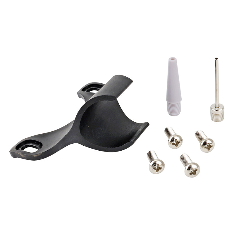 Mini pompe route-VTT Newton télescopique résine noire avec poignée en T – vue 5