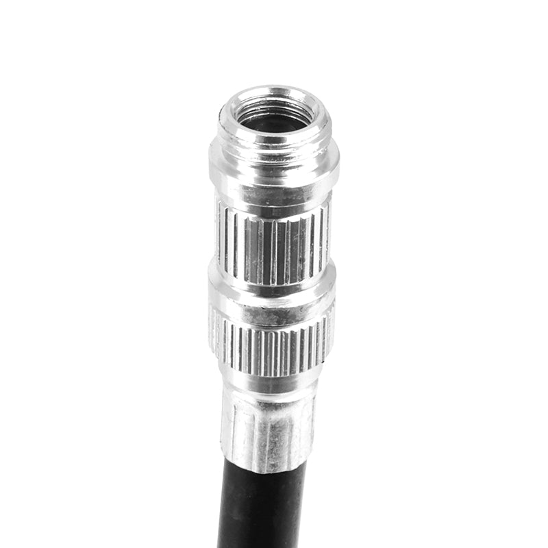 Mini pompe route Newton alu noire 8 bars avec flexible rétractable – vue 3