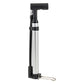 Mini pompe à pied route Newton alu gris-noir pied pliable 8 bars – vue 2
