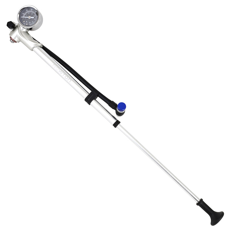 Pompe d'amortisseur Newton haute pression 28 bars alu grise – vue 2
