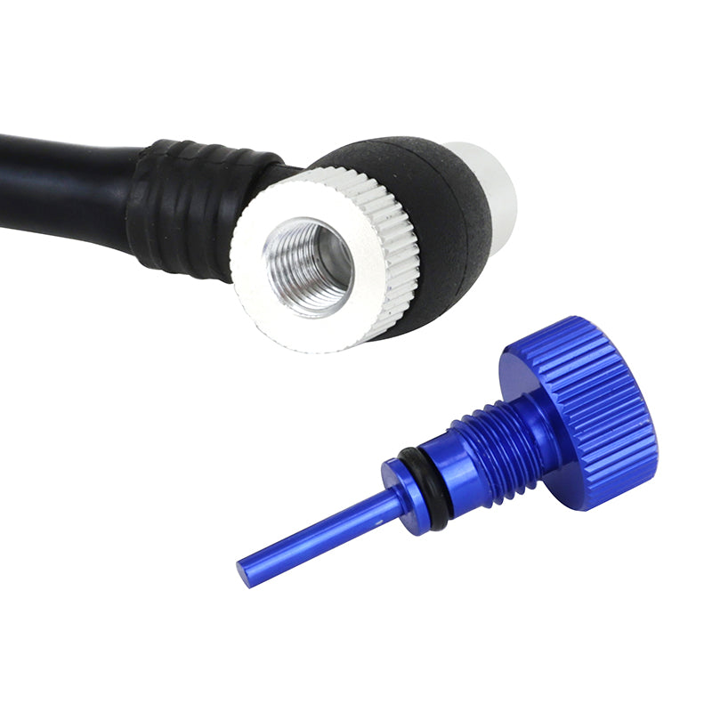 Pompe d'amortisseur Newton haute pression 28 bars alu grise – vue 4