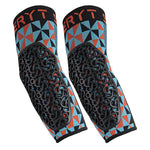 Coudières VTT Seryt Flow – CE niveau 2 (paire) – Arlecchino bleu clair-rouge M