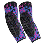 Coudières VTT Seryt Flow – CE niveau 2 (paire) – Arlecchino rose-bleu M