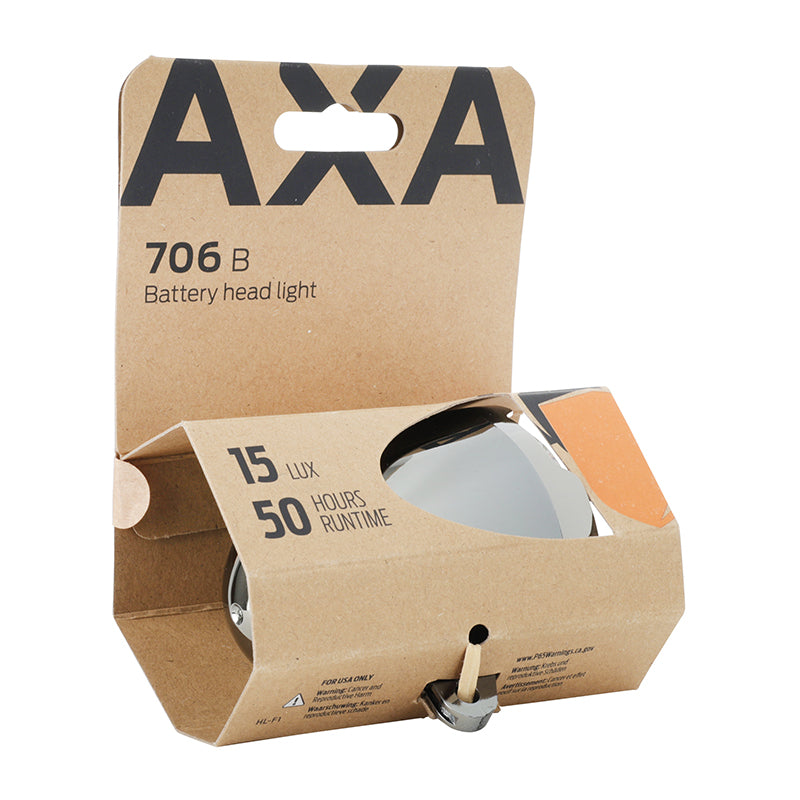 Éclairage avant à piles AXA Classic 706 LED 15 lux sur garde-boue – vue 4