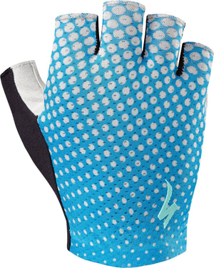 Gants courts SPECIALIZED BG Grail Femme Neon BLU/GEO Crest