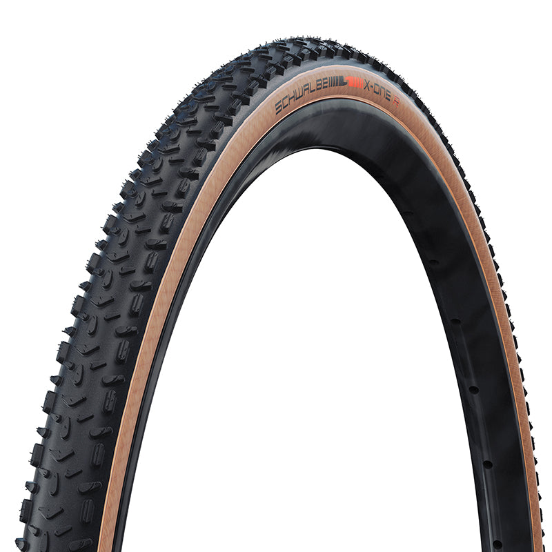 Pneu cyclocross Schwalbe X-One R noir-beige tringle souple tubeless ready – 27,5 x 1,30 (33-584) – vue 2