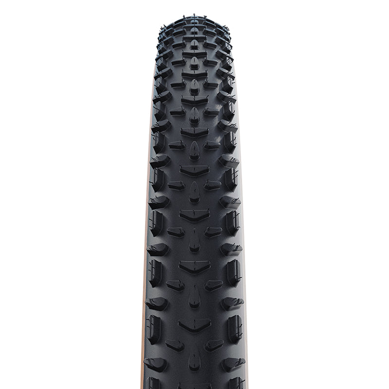 Pneu cyclocross Schwalbe X-One R noir-beige tringle souple tubeless ready – 27,5 x 1,30 (33-584) – vue 3