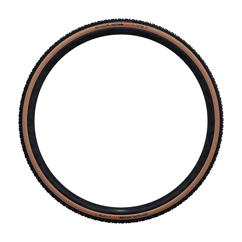 Pneu cyclocross Schwalbe X-One R noir-beige tringle souple tubeless ready – 27,5 x 1,30 (33-584) – vue 4