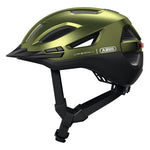 Casque urbain Abus Urban-I 4.0 éclairage arrière USB – Vert poivre L (57-61)