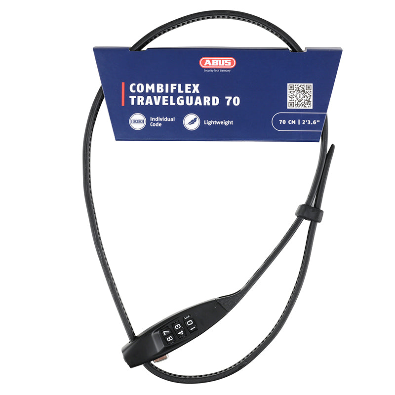 Antivol câble à code Abus Combiflex Travel-Guard 76 cm noir – vue 3