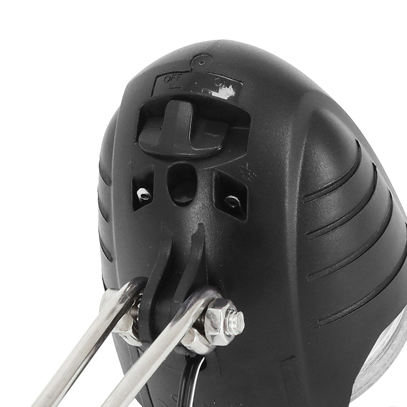 Éclairage avant dynamo P2R city LED 30 lux noir fixation fourche – vue 4