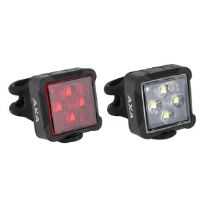 Kit éclairage à piles AXA Niteline 44 4 LED noir